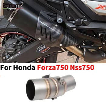 Slip On For Forza 750 Nss750 Motorcycle Exhaust Espace Moto Full System Middle Pipe Connect 50.8MM Exhaust Muffler