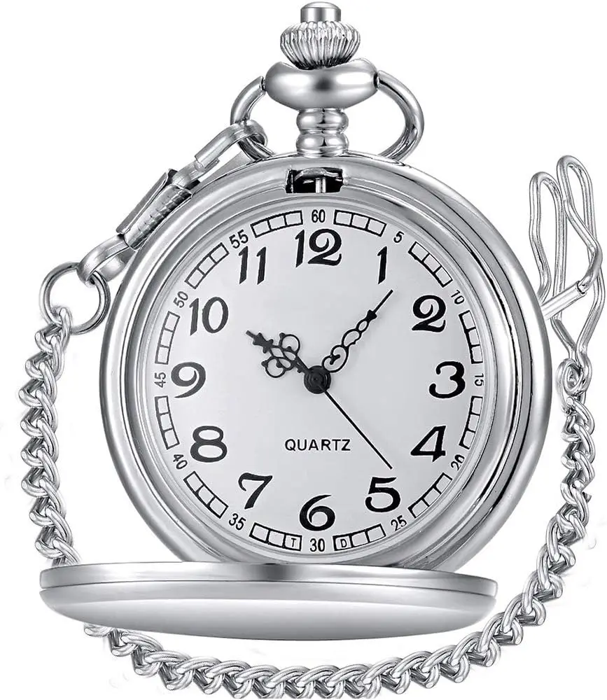 Orologio Vintage Da Taschino In Oro Con Catena - Foto 6