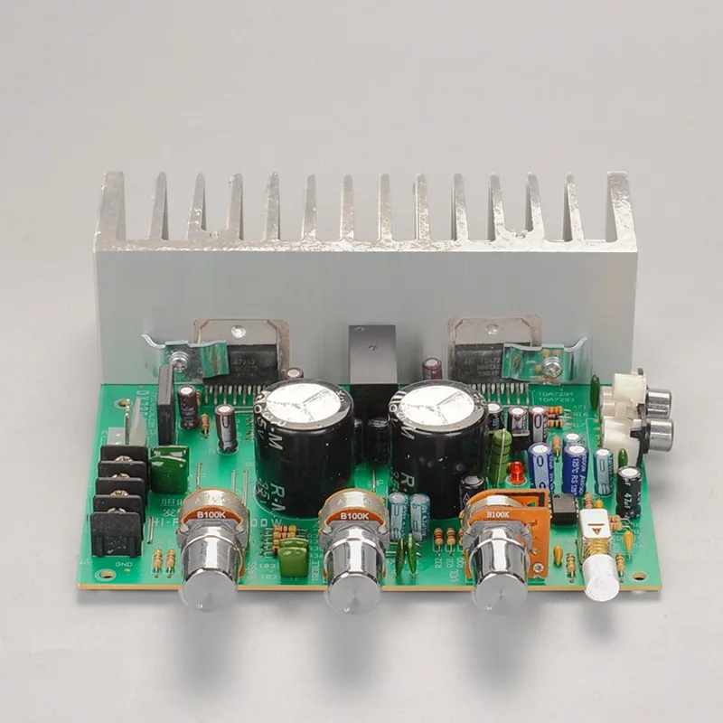 저주파 향상된 고전력 앰프 보드, TDA7293 2.0, 100W + 100W, DX-7293 , 신제품
