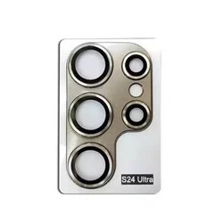 Premium Metal Camera Lens Protector Glass - Full Coverage and Protection - Galaxy S23+ (Titanium Gray)