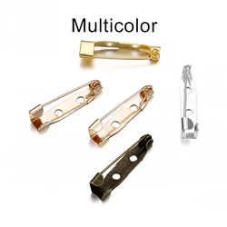 Versatile Brooch Clip Base Set for DIY Jewelry Making (50 Pieces) (Multicolor)