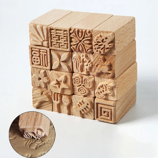 Hand carved Wood Stamps for Block Print or Decoration – Noomaad