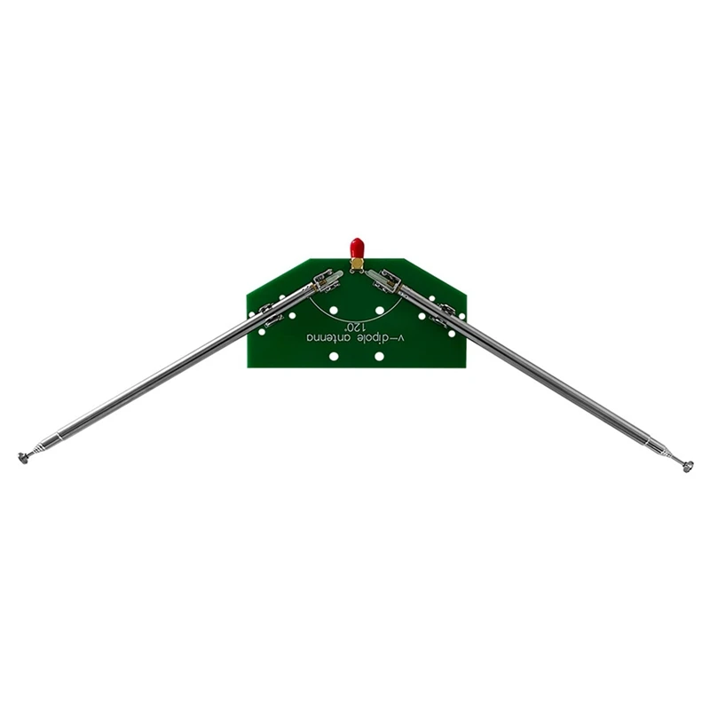 78M-1 Ghz FM Frequency Receiver 137Mhz Positive V Horn Antenna Rod V-Dipole Oscillator DIY Kits with Cable QXNF
