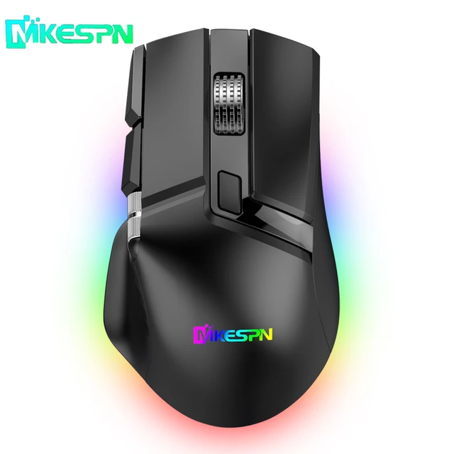 MKESPN X9 10 Boutons 7200DPI RVB Macro Définition Gaming Souris Filaire