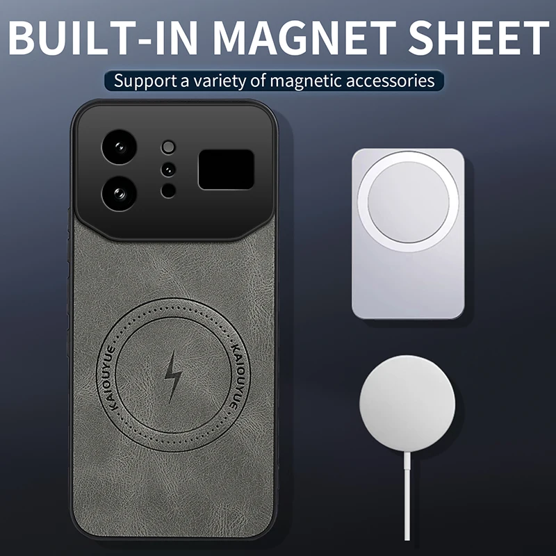 INFINIX Note 60 Ultra Premium Lightning Nappa Pattern Magnetic PU Leather Shockproof Case