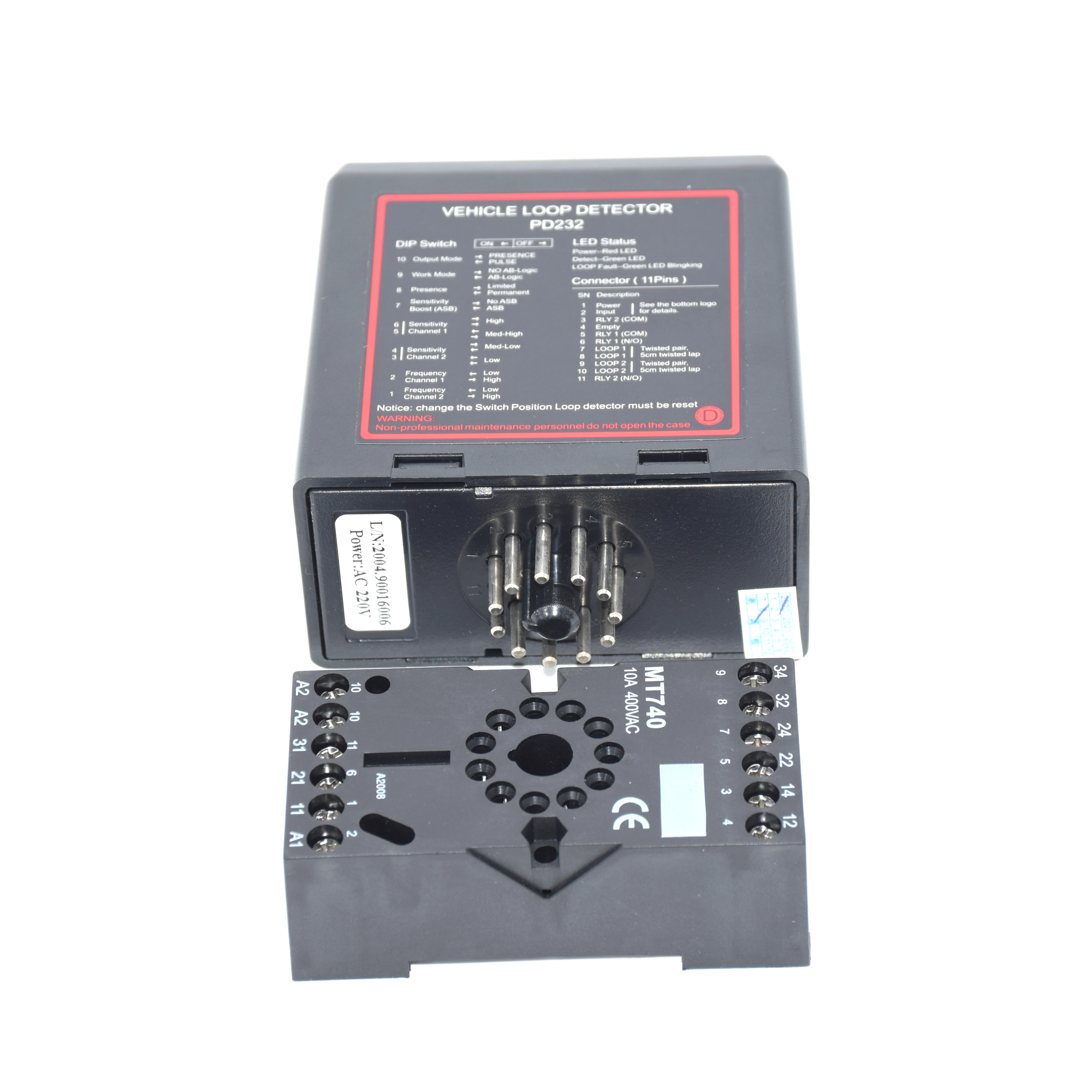 Dual channel Parking Barrier Control// Motorised Gates Doors inductive loop detector for Gates and Traffic control