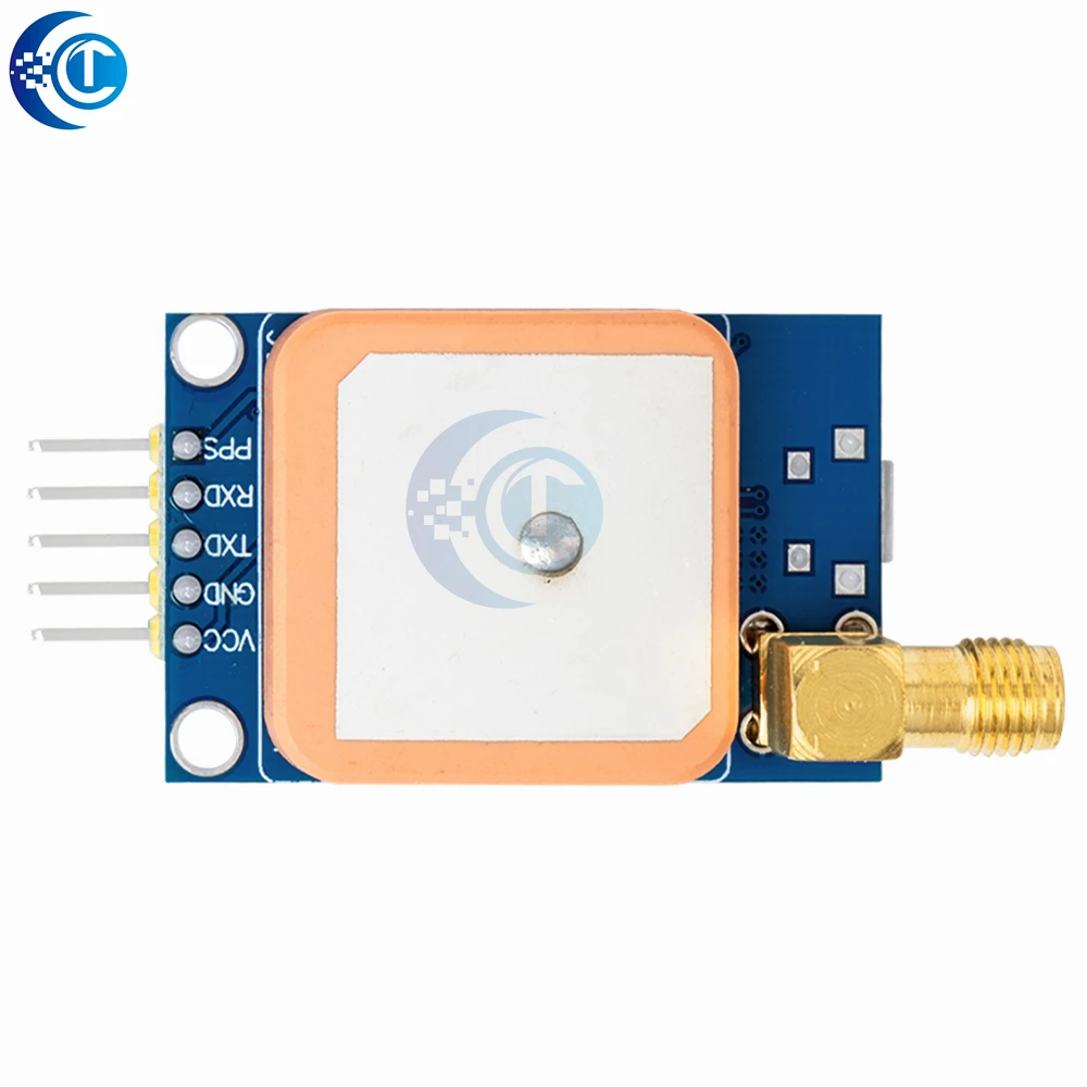 Module GPS NEO-8M avec USB pour navigation et boussole, connecté à un câble USB pour test
