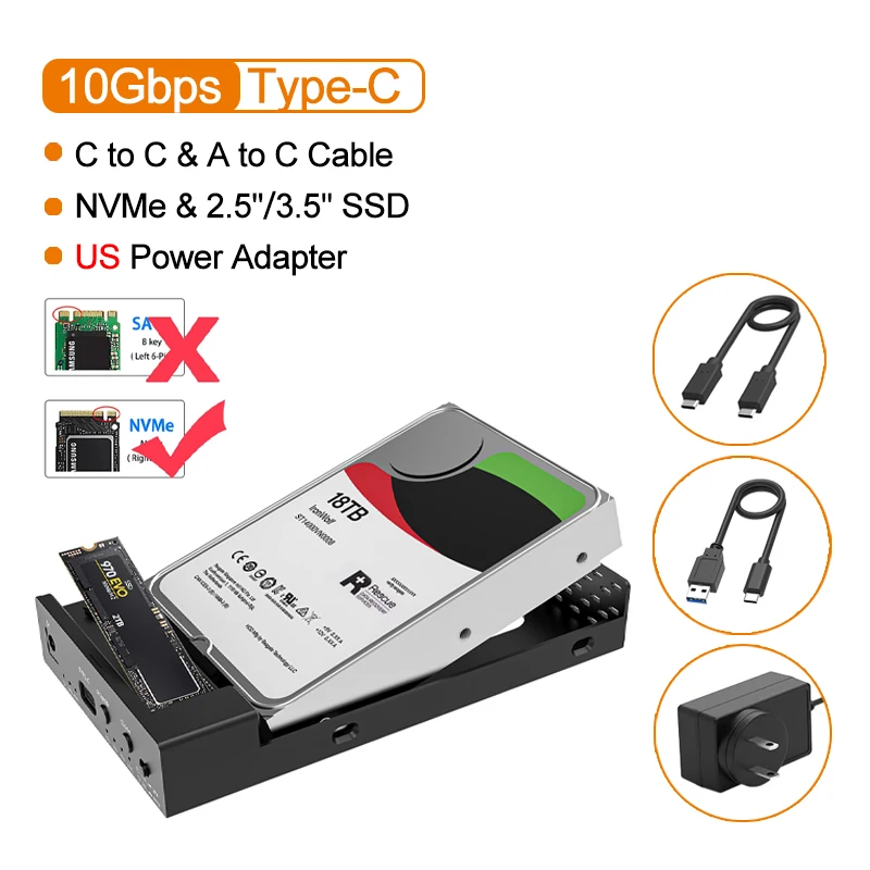 Custodia Protettiva HDD E SSD Moë & Mirakime® - Impermeabile IP67 Per 2.5', 3.5', M.2 NVMe | EVA Schiuma - Foto 8