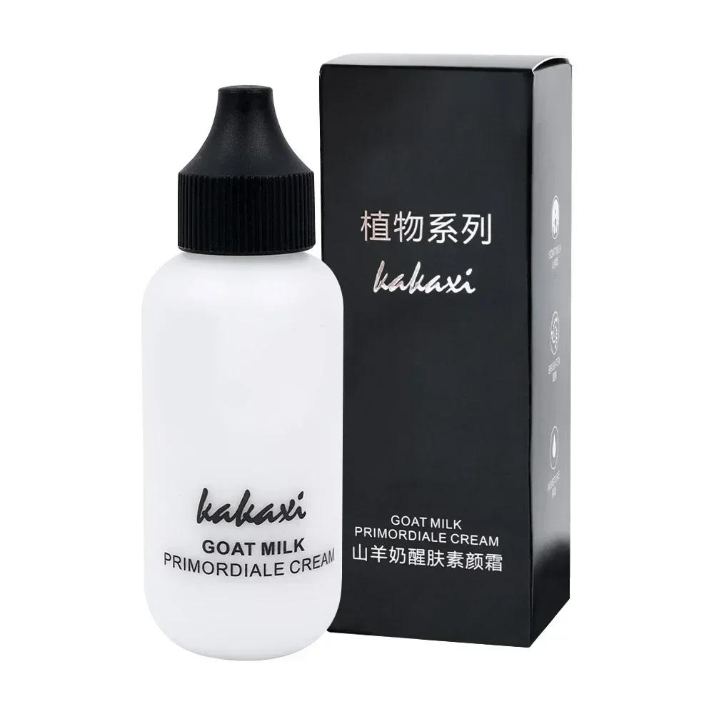 Liquid Foundation Goat Milk Waterproof Base Brighten Whitening Cover Dark Circles Matte Foundation Cosmetics