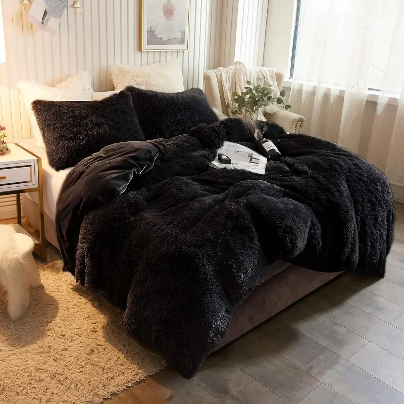 Luxury Ultra Soft Plush Shaggy Duvet Cover