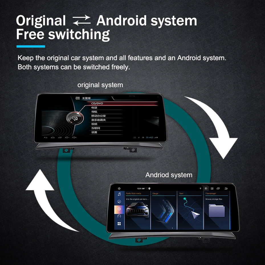 Android 15 Auto-Stereoanlage Kabelloses Carplay 2-DIN Autoradio für BMW X3 E83 2004-2009 Autoradio Multimedia-Player Bildschirm GPS 4G LTE – Detail 14