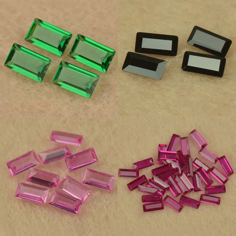 Mix Colour Wax Setting Rose Red Blue Green Black Nano Spinel