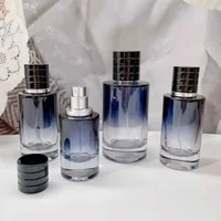Bouteille de parfum rechargeable en verre Portable, dégradé de couleur, récipient cosmétique, atomiseur pulvérisateur, outil cosmétique de voyage, 30ml-100ml, 1 pièce 4