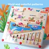 Large Montessori Scene Maze Toys, Color Sorting, Number Game, Patience/Concentration Training, Christmas/Halloween Gift 3