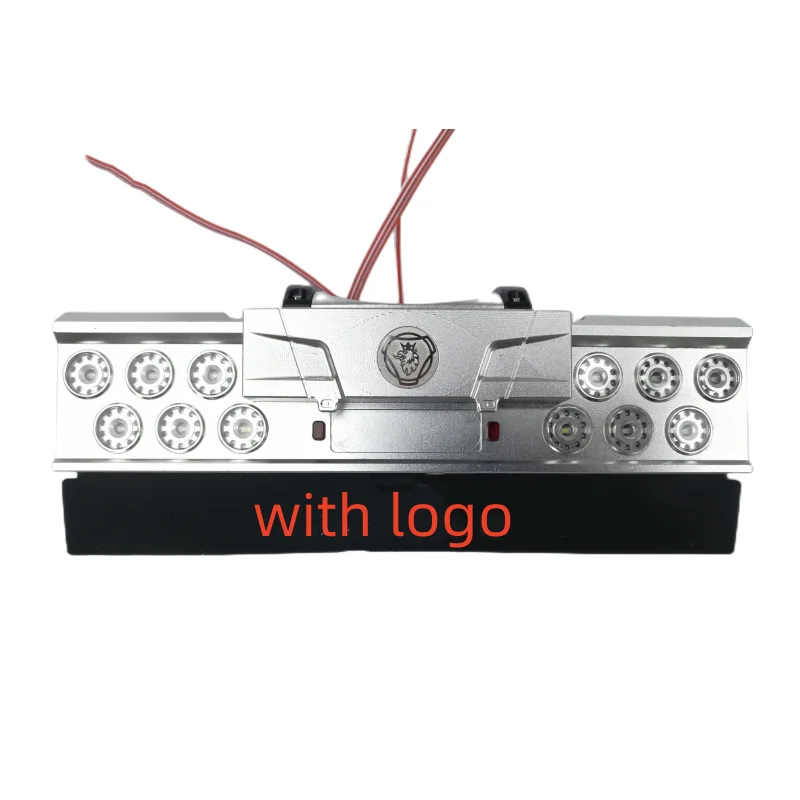 CNC LED Tail Light Rear Bumper Lamp for Tamiya 1/14 Truck RC Cars Scania King Stiholt Tamiya LESU Truck Upgrade Accessories 3