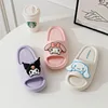 Family Slippers Cute Soft Lightnes Cloud Like In Door Slides Kuromi My Melody Pochacco Sweet Shoes For Kids EVA 5