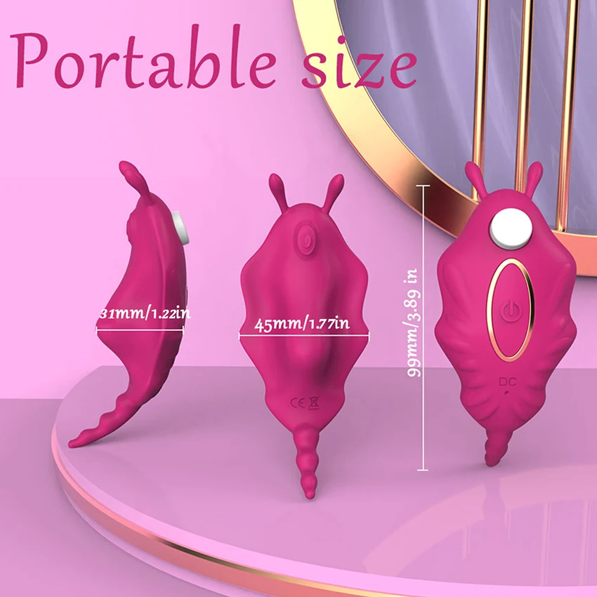 Wearable Panty Vibrator Strong Magnetic Clip App Remote Control Butterfly Clitoral Vibrating Clitoris Stimulator Adult Sex Toys