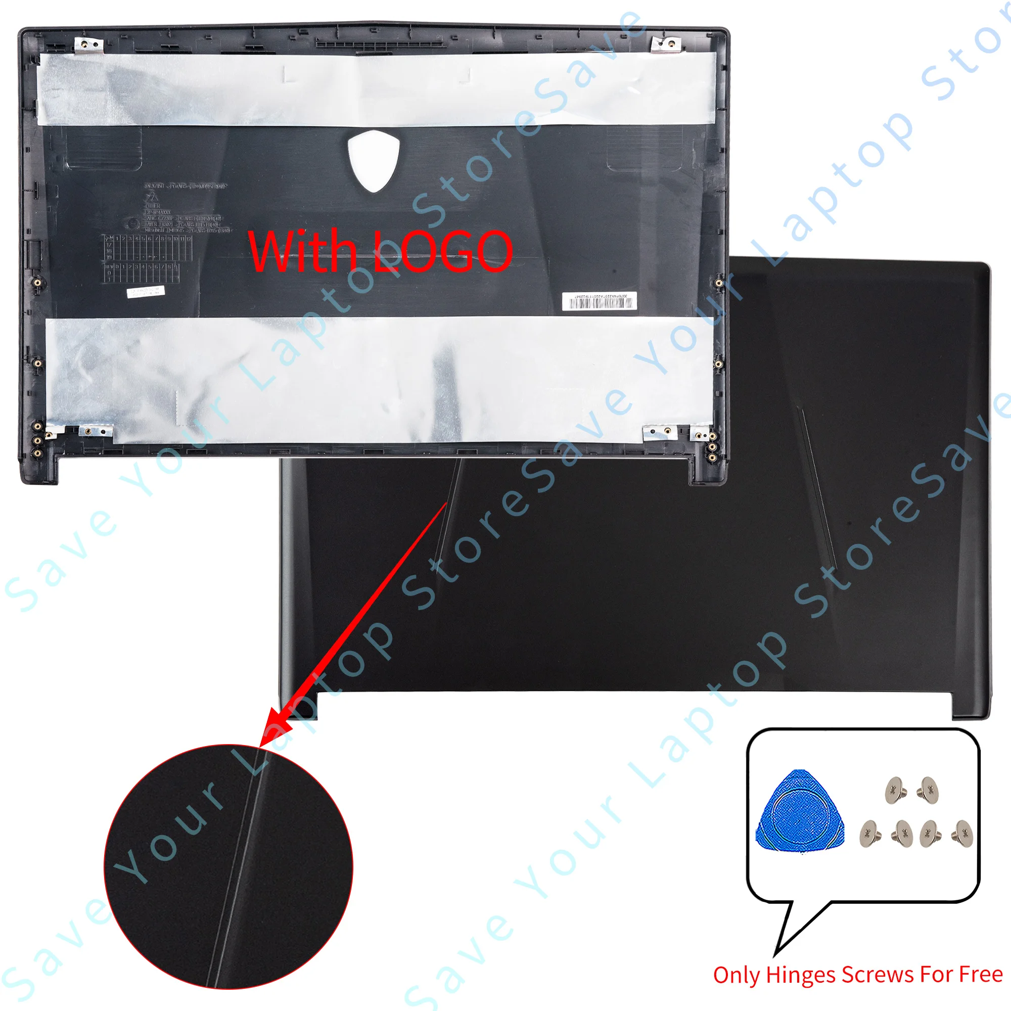 GL63 8SC/8RB/8RCS MS-16P7 MS-16P6 MS-16P5 LCD 뒷면 커버 베젤 대문자 바닥 교체 용 새 노트북 부품