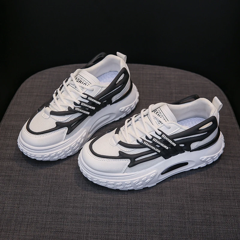 

Summer New Thick Sole Breathable Dad's Shoes for Women, Popular Fashion, Versatile Sports, Casual, and Little White Shoes
