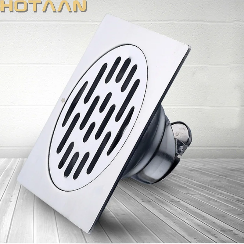 Shower Drain Shower Drain Thick SUS 304# Stainless Steel Floor Drain Bathroom Toilet Kitchen Balcony Dedicated To prevent odor