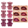 24pcs Kawaii Bear Velvet Matte Liquid Lipstick 6 Colors set Lip Gloss Waterproof Longlasting Nonstick Lip Tints Lips Makeup 2