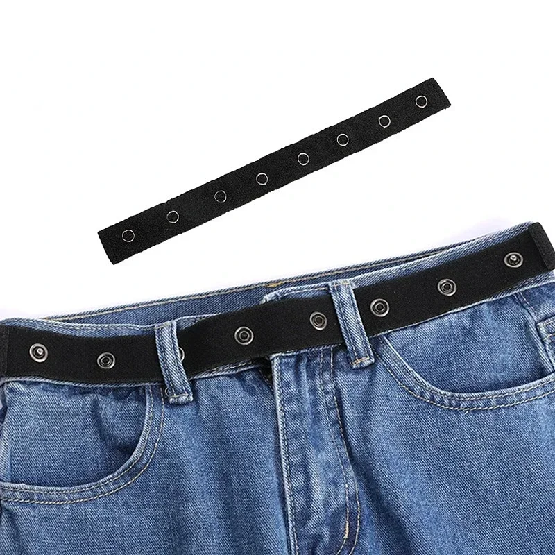 

Invisible for Jeans Belt Without Buckle Belt Women Buckle-free Elastic Easy Belts Men Stretch No Hassle Belt Pregnant Band Adult