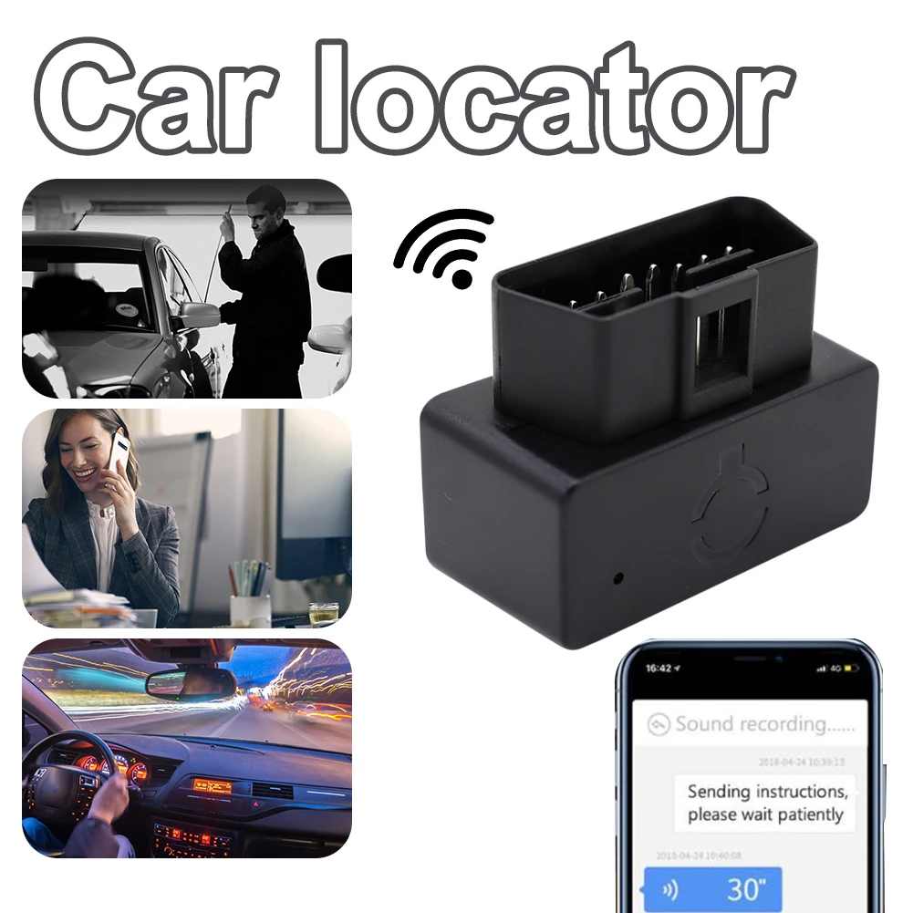 

OBD GPS Tracker 2G for Car Vehicle Location Geofence Route History Overspeed Alarm Anti-lost Car GPS Locator Free Web APP Device