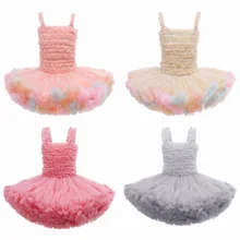 

Girl Princess Dress Flower Girl Tutu Dress Kids Ballerina Dress Fancy Summer Baby Girl Carnival Birthday Party Costume