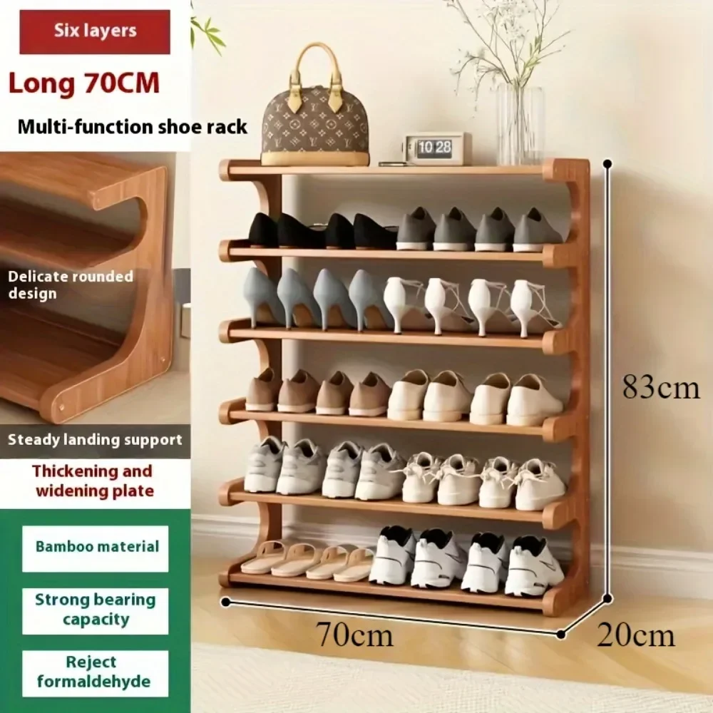 Wooden Shoe Storage Rack Organizer