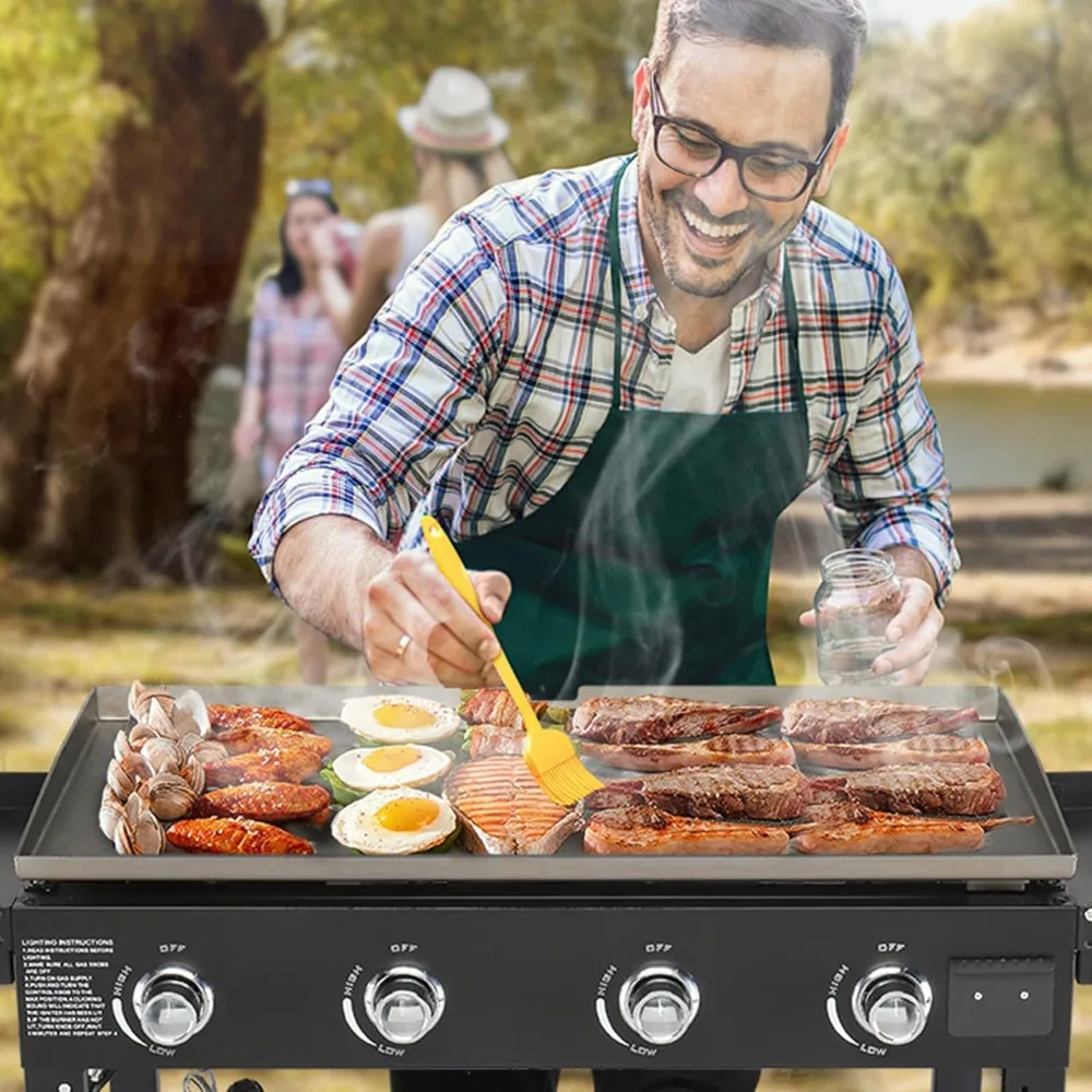 Flat Top Grill with 4 Burner 2