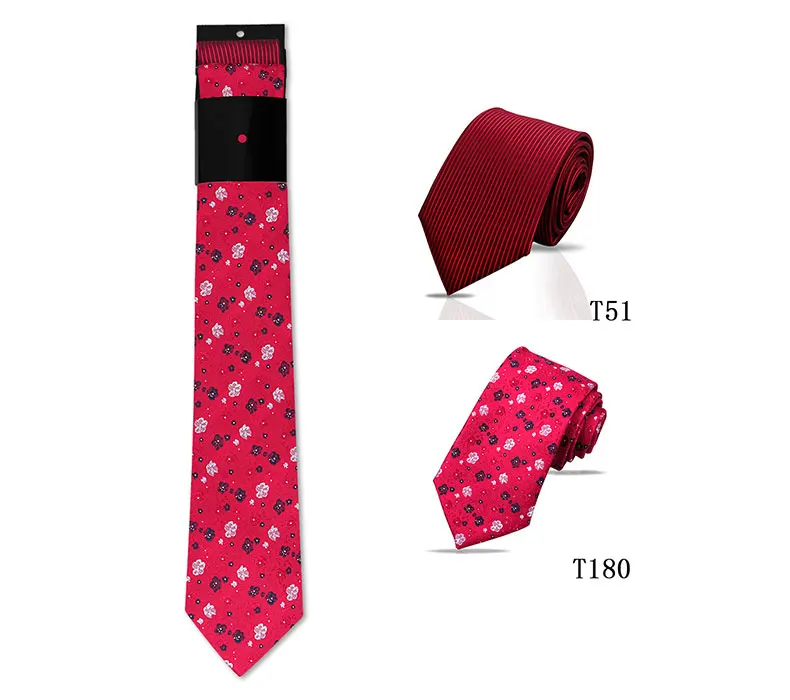 Elegantes 2-Krawatten-Set für Herren als Geschenk, luxuriöses Paisley-gestreiftes Herren-Krawatten-Set mit Papierkarte für Männer, geschäftliche Hochzeitsfeier – Detail 13