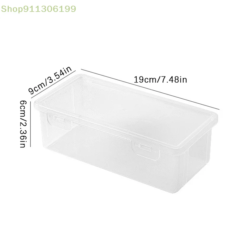 1Pcs Portable Simple Plastic Transparent Pencil Box Pouch Stationery School Pencil Case Supplies for Kids Teachers Home