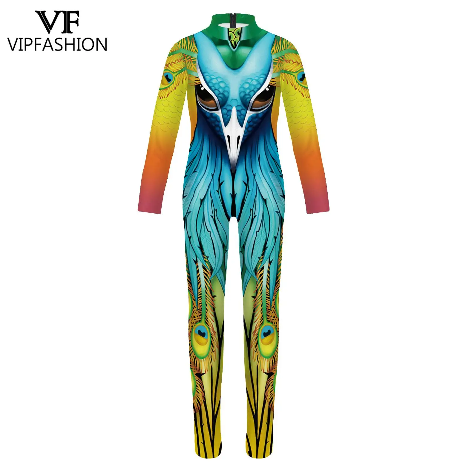 

VIP FASHION Boy Girl Animal Costume Punk Robot Jumpsuit Halloween Purim Carnival Party Clothes Kids School Cosplay Zentai Suit