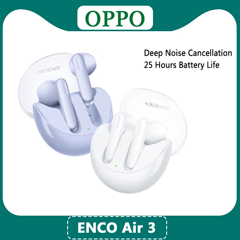 Official Oppo Enco Air 3 Wireless Bluetooth Headphone AI Noise Cancellation Earphone 13.4mm Large Composite Driver 1 Official Oppo Enco Air 3 Wireless Bluetooth Headphone AI Noise Cancellation Earphone 13.4mm Large Composite Driver 1