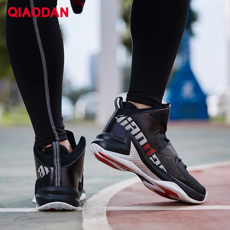 QIAODAN 2023 Men Basketball Shoes Breathable Non-slip Sneakers Wear Resistant Gym Trainning Fashion Sports Shoes XM4580121