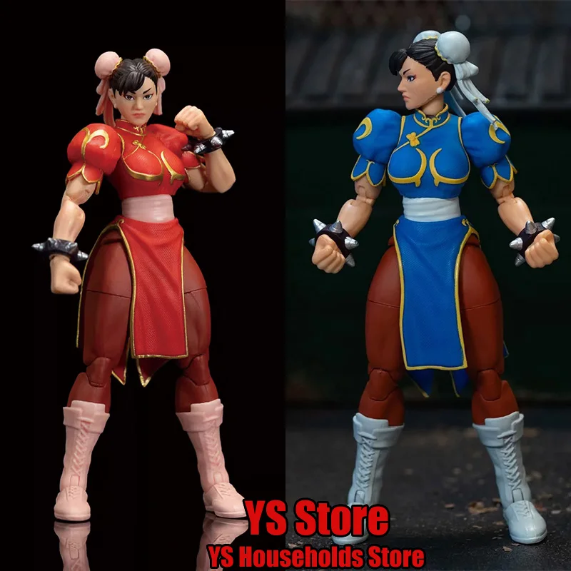 

Jada игрушки 2 стиля оригинальная 1/12 Синяя красная ткань для мышечной Девочки Мини Коллекционная Фигурка экшн-фигурка спецэффект Аксессуар 6 "Кукла фаната