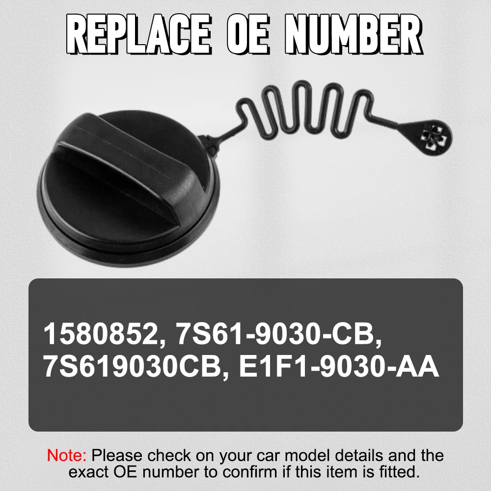 7S 7S 619030 Parti interne dell'auto del tappo del serbatoio del carburante per auto CBE per Ford Fiesta Focus Trans B-MAX Ranger Mondeo 1F1-9030-AA 1580852