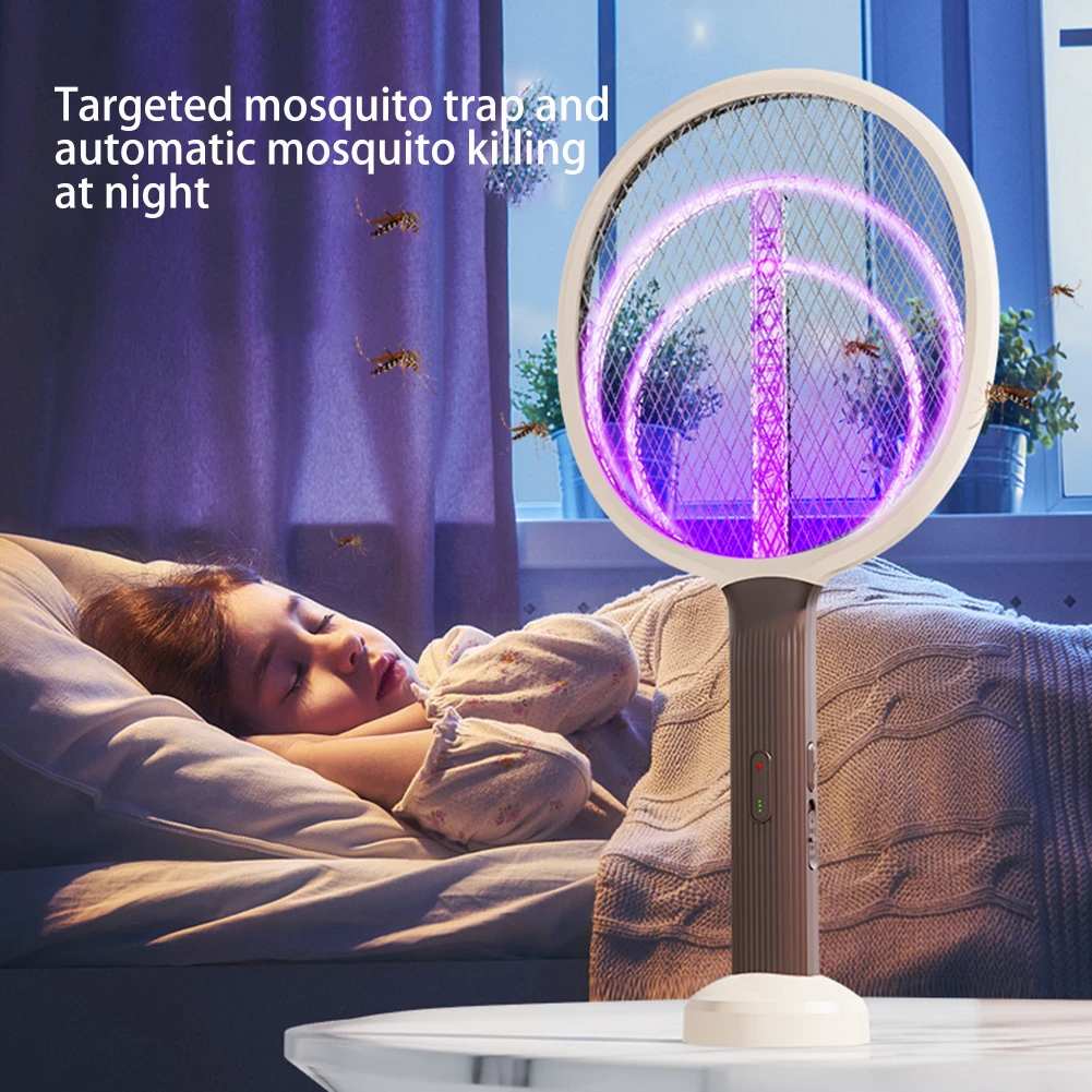 zeemijl Vlekkeloos toewijding 3000v 2 In1 Electric Insect Mosquito Killer Lamp 365nm Uv Light Bug Zapper  Trap Flies Insect Usb Rechargeable Summer Fly Swatter - Bug Zappers -  AliExpress