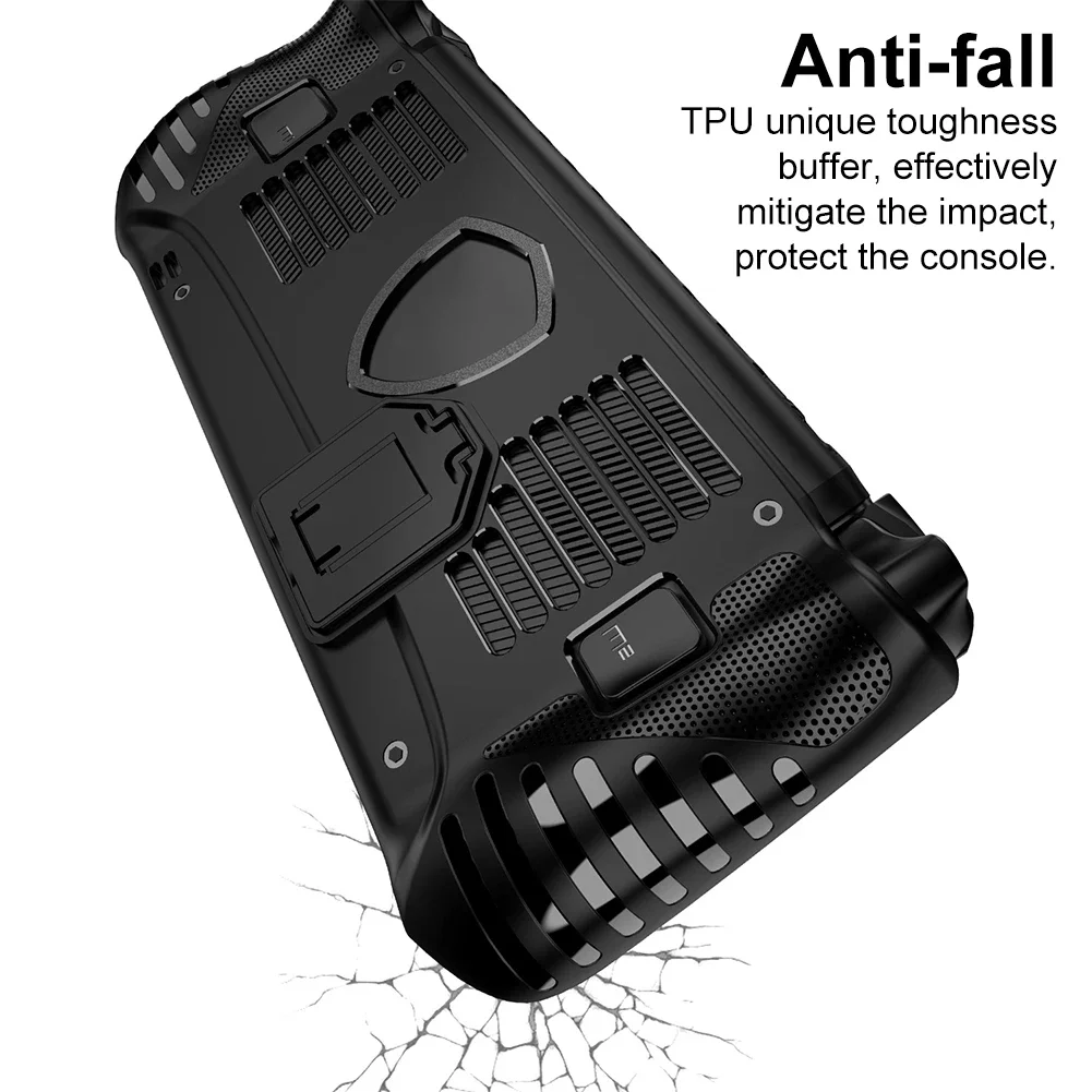 Handheld Game Console Shockproof TPU Case with Kickstand and Anti-Scratch Protection