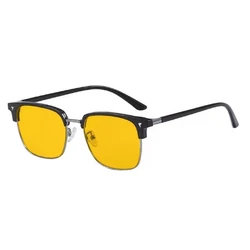 Enhanced Night Vision Myopia Glasses with High Beam Protection (Bright Black)