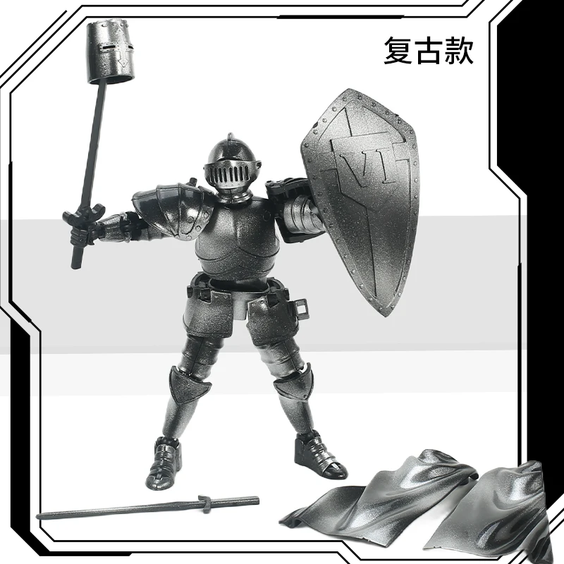 Knight Action Figures Paladin 13 Jointed Movable Shapeshift Robot 3D Printed Mannequin Character Assembl Toys Gift action figure toys