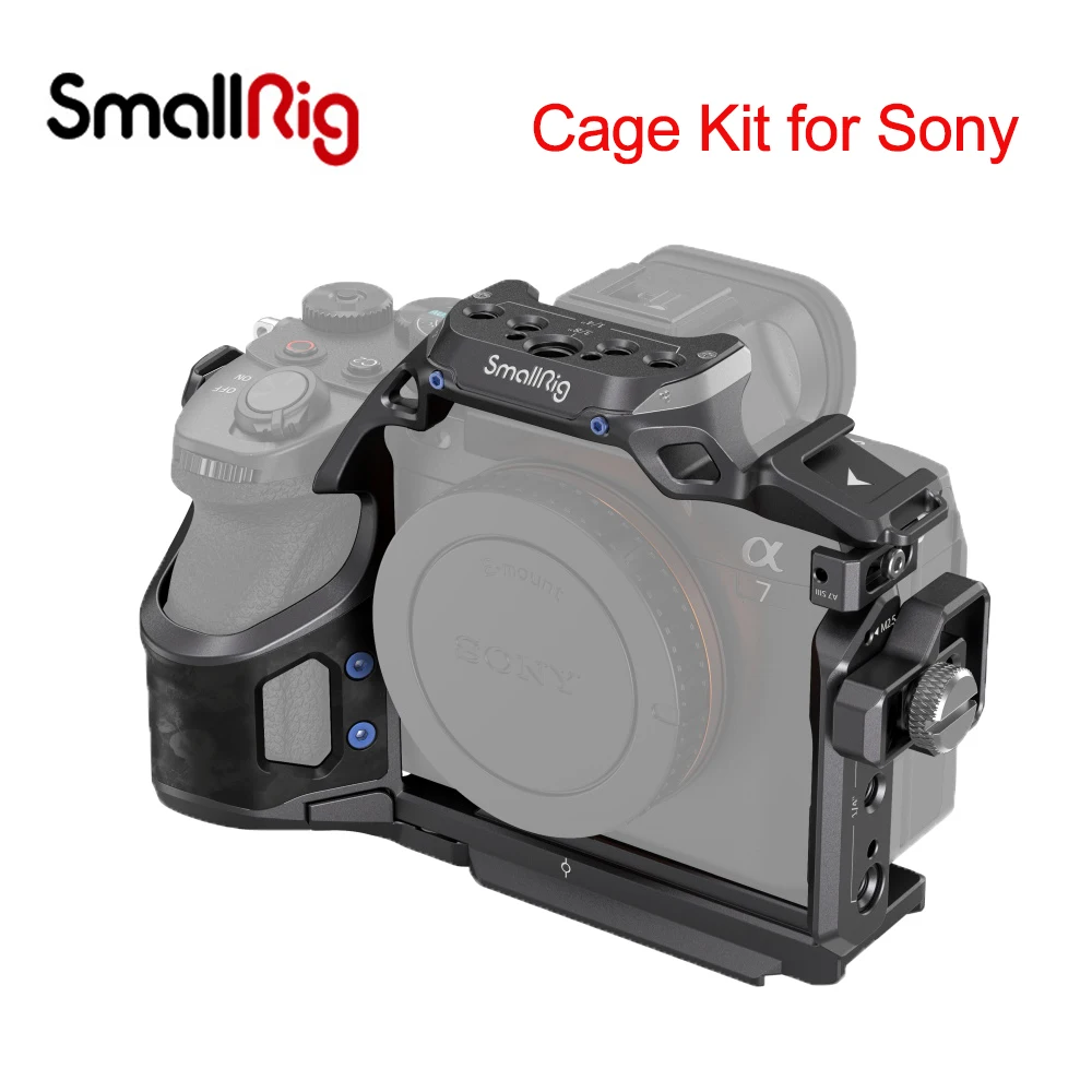 Kit Gabbia Rinoceronte Smallrig Per Sony Alpha 7R V / Alpha 7 Iv / Alpha 7S Iii 4308 Punti Di Montaggio Accessori Multipli Anti-Torsione