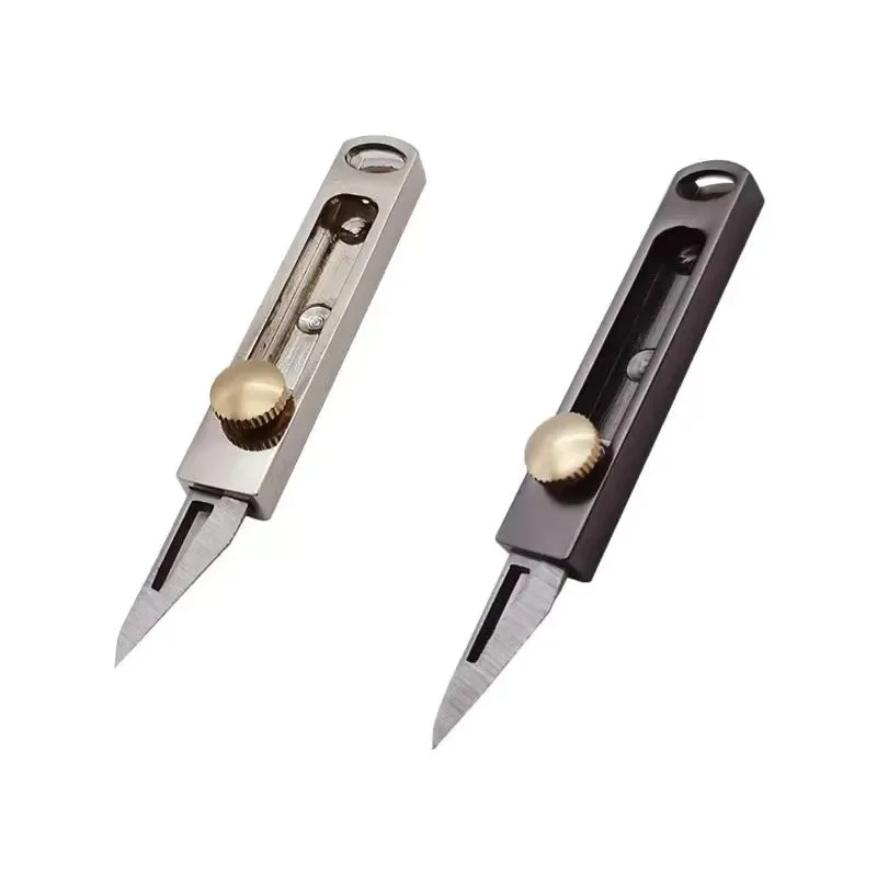 키체인 나이프 실용적인 푸시 나이프 미니 나이프 휴대용 포장 개봉 선물 야외용