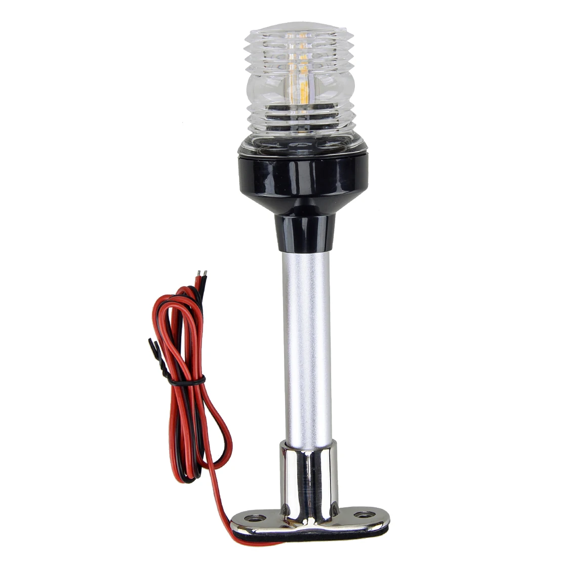 

5W 8" Navigation Anchor Stern Pole Light LED Lamp All Round for Pontoon Boat Marine Yacht 12V-24V