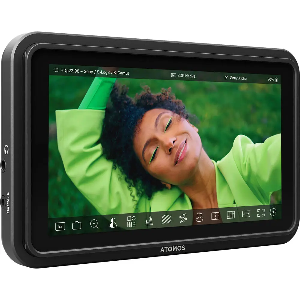 HDMI HDR Monitor Atomos Shinobi II 5.2" 1500nit HDMI 4K Cable-Compatible HD video input Atom HDR Display