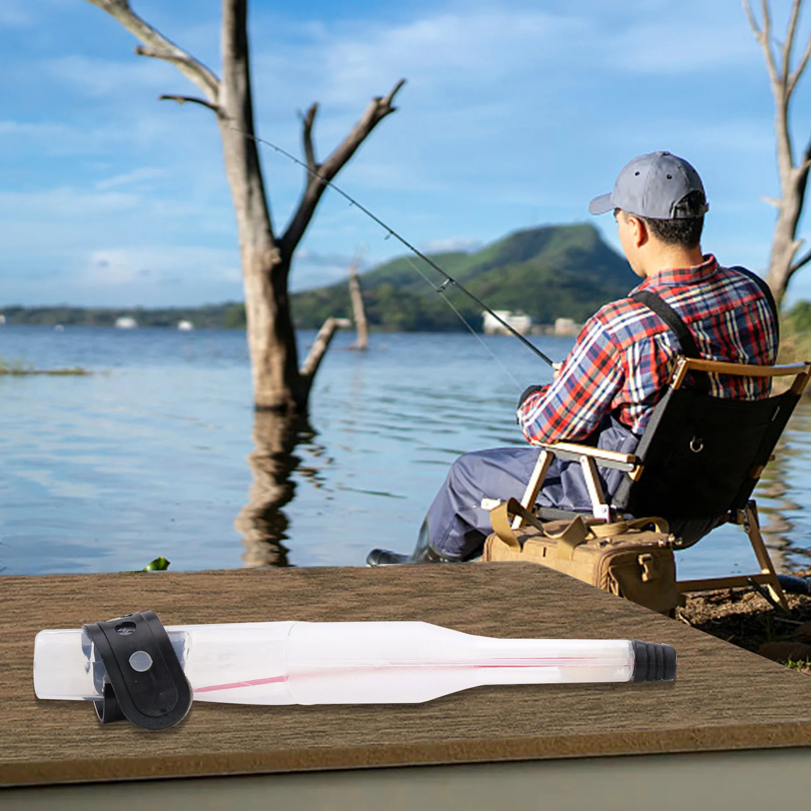 Hot Sale Transparent Fishing Rod Cap Pole Protection Cap Guide Hood Sea Fishing Rod Hat Plastic Tackle Accessories Part