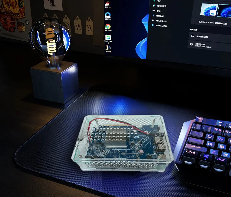 LZAKMR Kid Gift U9 Plug and Play Retro 3865U Game Console 500G HDD