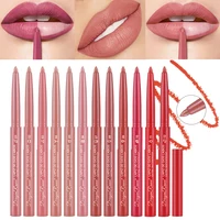 Lip Liner Lipstick Pen Waterproof Long-Lasting Hook Line Lip Pencil Matte Matte Beginner Automatic Lip Liner Bean Paste Color Hook Pen Automatic Rotating Lip Liner 1