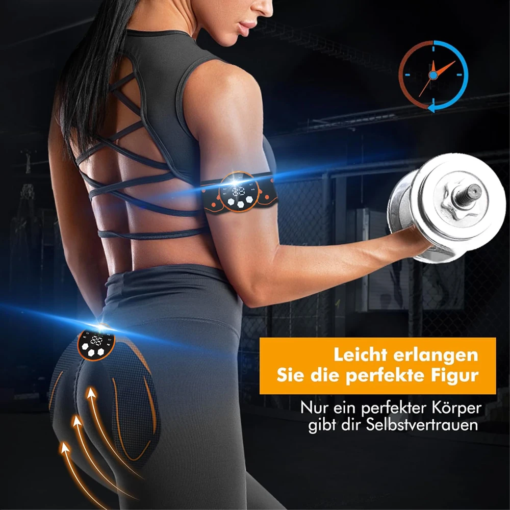 Smart Fitness Butt Lift Trainer - Home Gym Equipment with 8-Pad Massage System