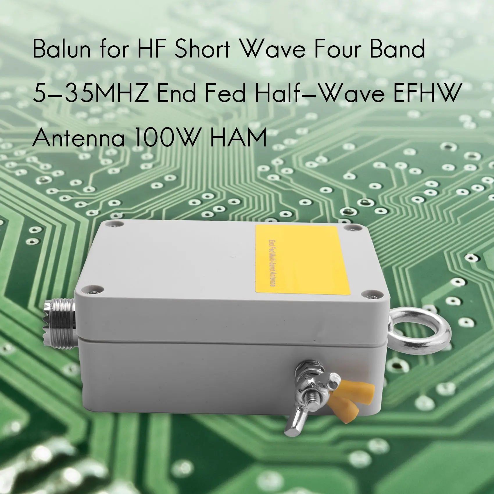 Balun for HF Short Wave Four Band 5-35MHZ End Fed Half-Wave EFHW Antenna 100W HAM 1:49-49:1 radio antenna shortwave antenna ham radio antenna hf antenna